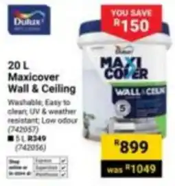 Builders Express Dulux Maxicover Wall & Ceiling offer