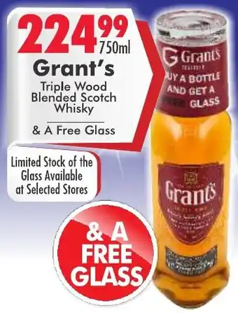 Grant's Triple Wood Blended Scotch Whisky