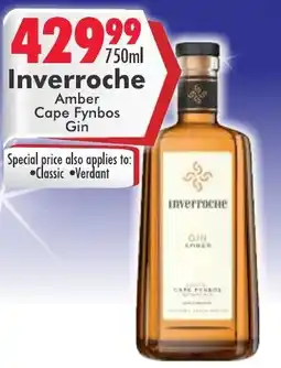 Prestons Inverroche Amber Cape Fynbos Gin offer