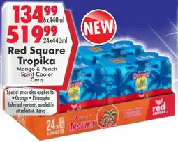 Prestons Red Square Tropika Spirit Cooler Cans offer