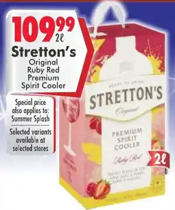 Prestons Stretton's Original Ruby Red Premium Spirit Cooler offer