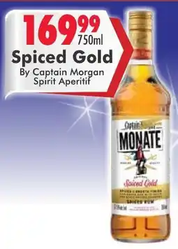 Prestons Spiced Gold By Captain Morgan offer