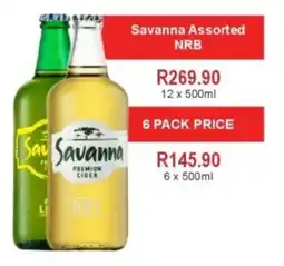 Johnny's Liquor Hypermarket Savanna Assorted NRB offer