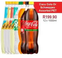 Johnny's Liquor Hypermarket Coca Cola Or Schweppes Assorted PET offer