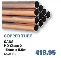 Cashbuild COPPER TUBE offer