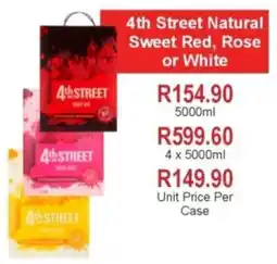 Johnny's Liquor Hypermarket 4th Street Natural Sweet Red, Rose or White offer