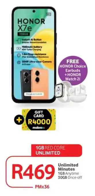 HONOR X7e