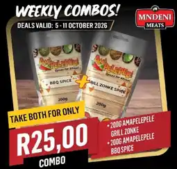 Bluff Meat Supply AmaPelePele BBQ Spice + Grill Zonke Spice offer