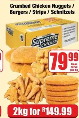 Boxer Crumbed Chicken Nuggets / Burgers / Strips / Schnitzels offer