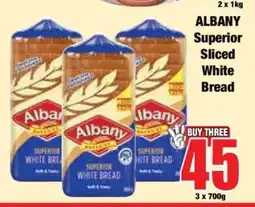 Boxer ALBANY Superior Sliced White Bread offer