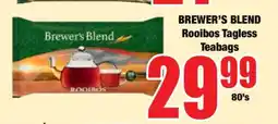 Boxer Brewer's Blend Rooibos Tagless Teabags offer