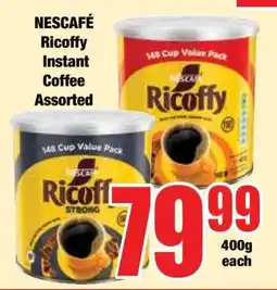 Boxer NESCAFÉ Ricoffy Instant Coffee Assorted offer