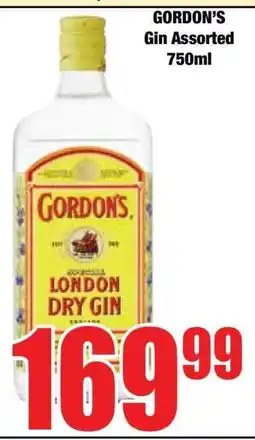 Boxer GORDON’S Gin Assorted 750ml offer