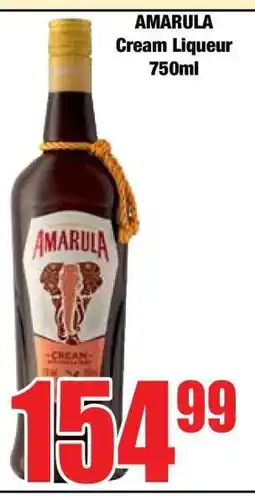 Boxer Amarula Cream Liqueur-750ml offer