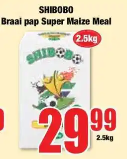 Boxer SHIBOBO Braai pap Super Maize Meal offer