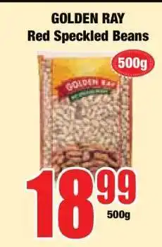 Boxer GOLDEN RAY Red Speckled Beans 500g offer