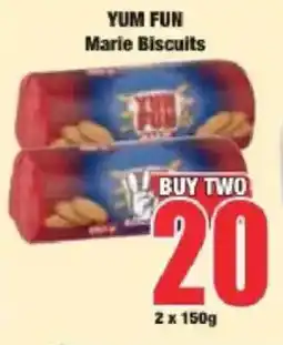 Boxer Yum Fun Marie Biscuits offer
