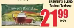 Boxer Brewer's Blend Tagless Teabags offer