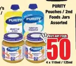 Boxer PURITY Pouches / 2nd Foods Jars Assorted offer