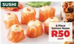 Salmon roses