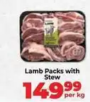 Food Lover's Market Lamb packs with stew offer