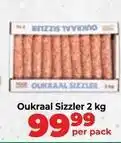 Food Lover's Market Oukraal sizzler offer