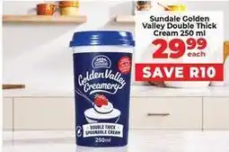 Food Lover's Market Sundale - golden valley creamery double thick spoonable cream offer