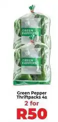 Food Lover's Market Green pepper thriftpacks offer