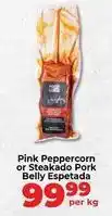 Food Lover's Market Food lover's market - pink peppercorn or steakado pork belly espetada offer