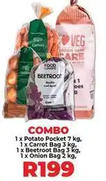 Food Lover's Market Lovers+ - potato pocket, carrot bag, beetroot bag, onion bag offer