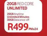 Makro 20gb red core unlimited offer