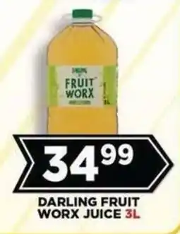 Goal Supermarket Darling Fruit Worx Juice offer