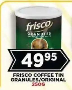 Goal Supermarket Frisco Coffee Tin Granules/Original offer
