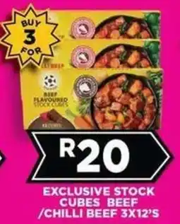 Goal Supermarket EXCLUSIVE STOCK CUBES BEEF offer