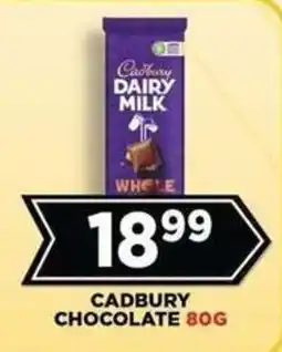 Goal Supermarket Cadbury Dairy Milk Whole offer