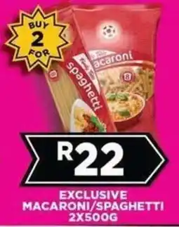 Goal Supermarket macaroni/spaghetti offer