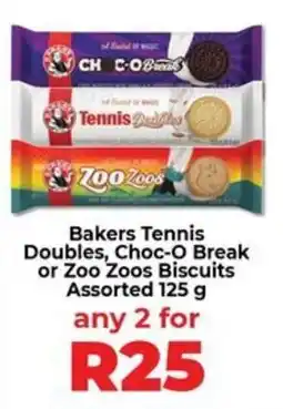 Food Lover's Market Bakers Tennis Doubles, Choc-O Break or Zoo Zoos Biscuits Assorted offer