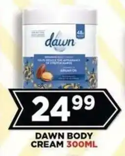 Goal Supermarket Dawn Body Cream offer