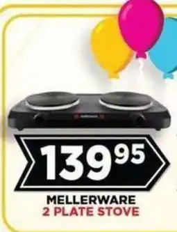 Goal Supermarket MELLERWARE 2 PLATE STOVE offer