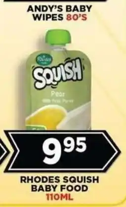 Goal Supermarket Rhodes Squish Baby Food offer