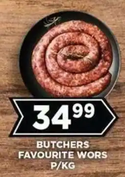 Goal Supermarket Butchers Favourite Wors offer