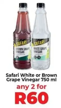 Food Lover's Market Safari White or Brown Grape Vinegar offer