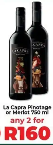 Food Lover's Market La Capra Pinotage or Merlot offer