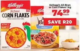 Food Lover's Market Kellogg's All-Bran or Corn Flakes offer