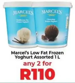 Food Lover's Market Marcel's Low Fat Frozen Yoghurt Assorted offer