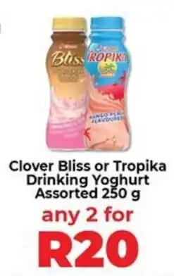 Food Lover's Market Clover Bliss or Tropika Drinking Yoghurt Assorted offer