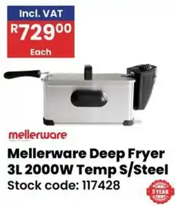 Africa Cash and Carry Mellerware Deep Fryer offer