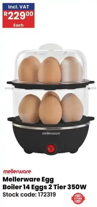 Mellerware Egg Boiler 14 Eggs 2 Tier