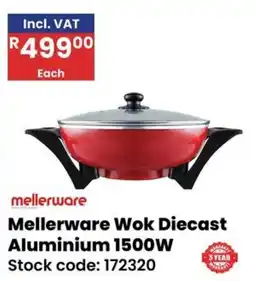 Africa Cash and Carry Mellerware Wok Diecast Aluminium offer