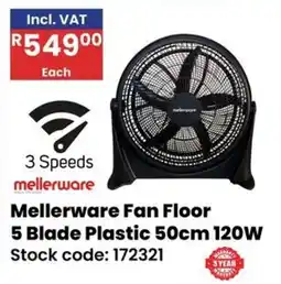 Africa Cash and Carry Mellerware Fan Floor offer